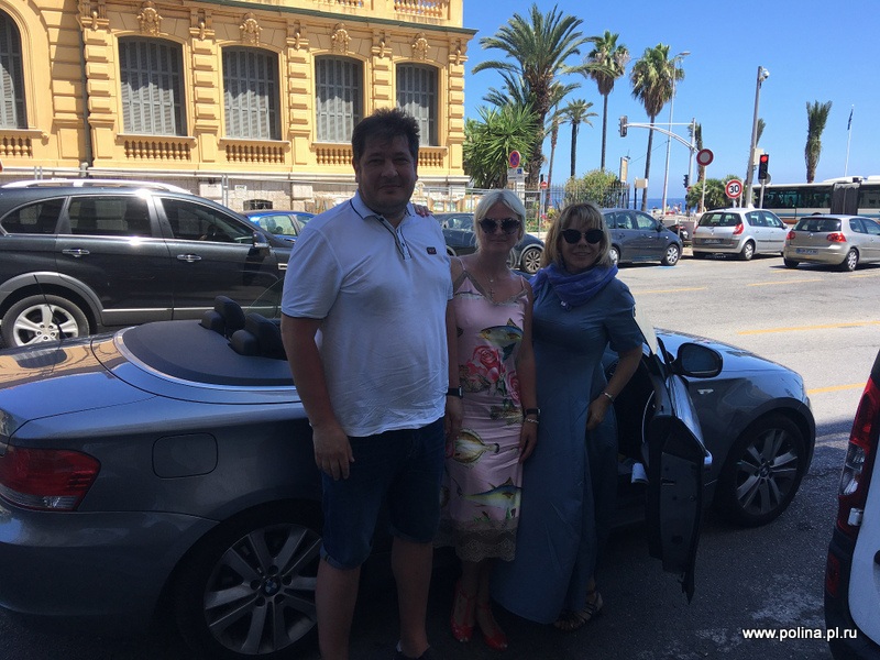 Russian tour Monaco, city tour by cabriolet with Russian guide for reasonable price