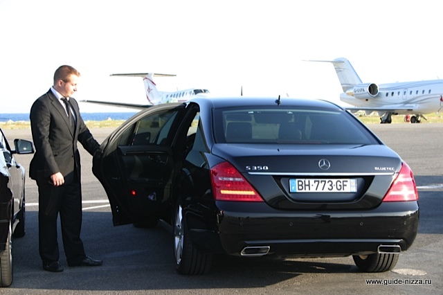 VIP transfer Nice Cannes Monaco best driver by Mercedes S and E сlass Cannes